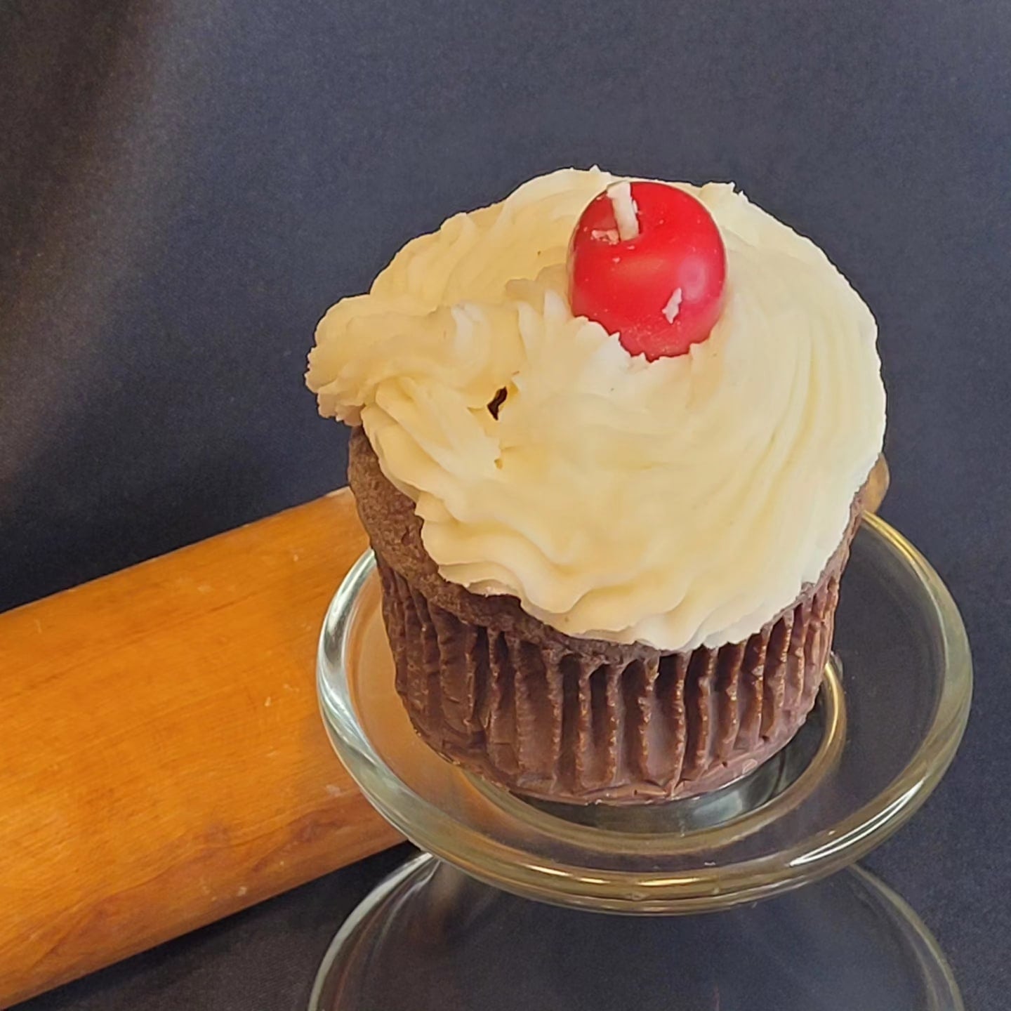 Chocolate Cupcake Candle
